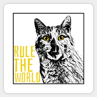 Rule the world Sticker